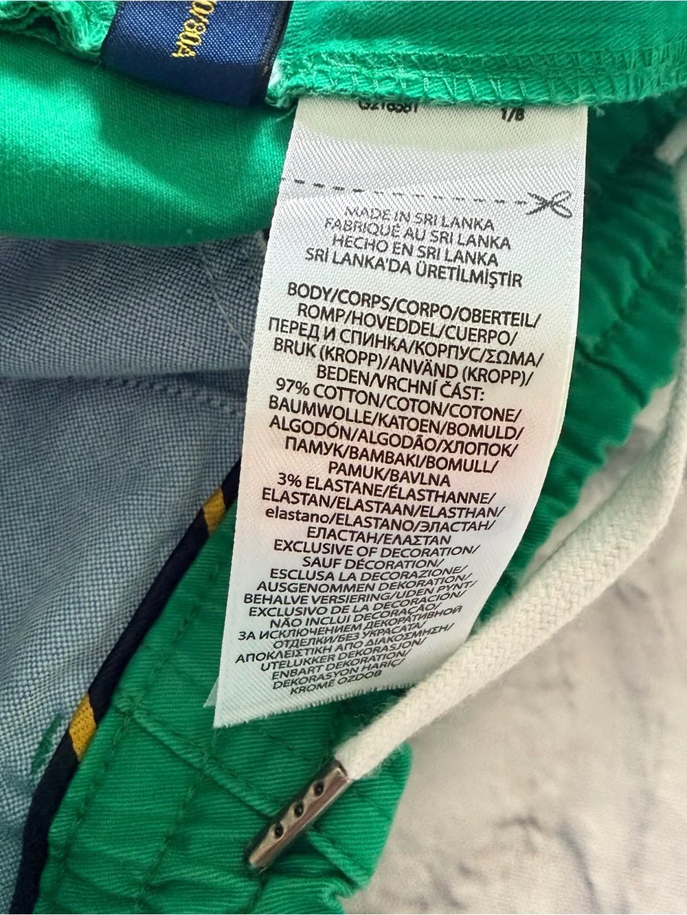 Polo Ralph Lauren Prepster Chino Shorts S | Green